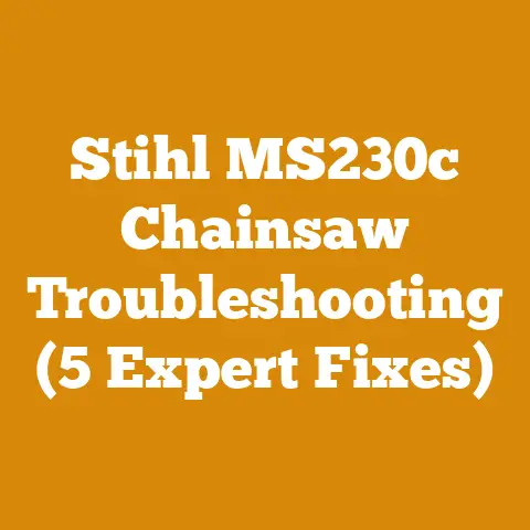 Stihl MS230c Chainsaw Troubleshooting (5 Expert Fixes)