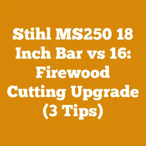 Stihl MS250 18 Inch Bar vs 16: Firewood Cutting Upgrade (3 Tips)