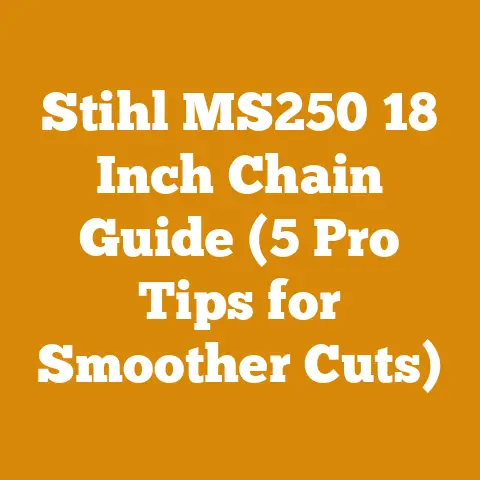 Stihl MS250 18 Inch Chain Guide (5 Pro Tips for Smoother Cuts)