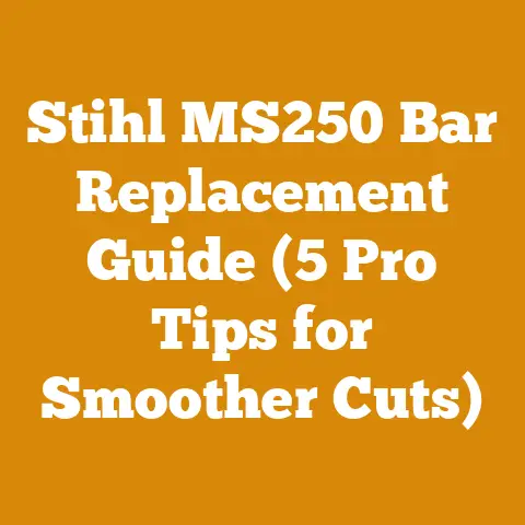 Stihl MS250 Bar Replacement Guide (5 Pro Tips for Smoother Cuts)