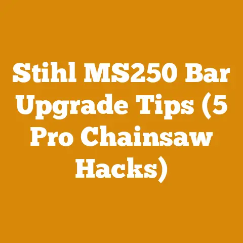 Stihl MS250 Bar Upgrade Tips (5 Pro Chainsaw Hacks)