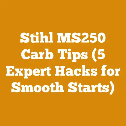 Stihl MS250 Carb Tips (5 Expert Hacks for Smooth Starts)
