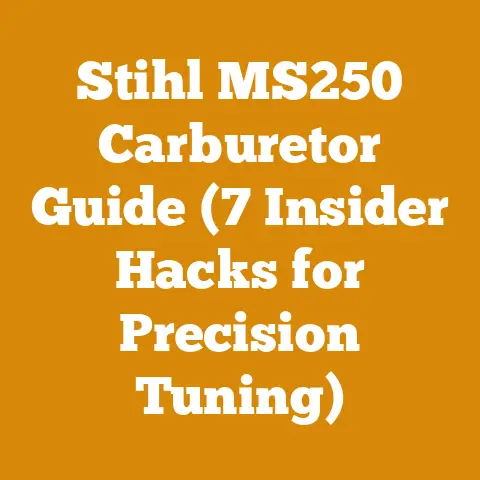 Stihl MS250 Carburetor Guide (7 Insider Hacks for Precision Tuning)