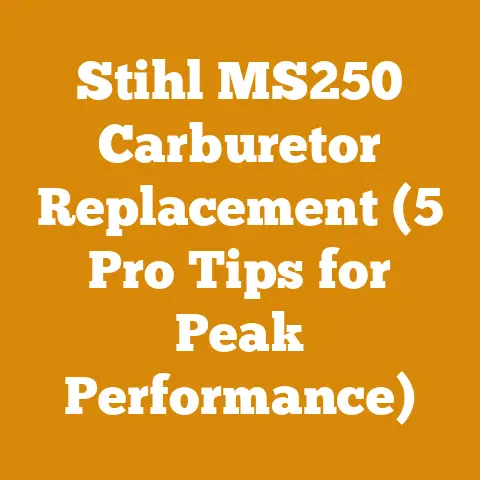 Stihl MS250 Carburetor Replacement (5 Pro Tips for Peak Performance)