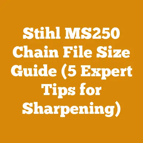 Stihl MS250 Chain File Size Guide (5 Expert Tips for Sharpening)