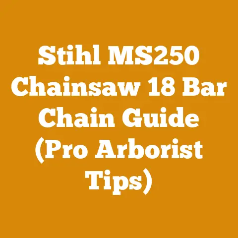 Stihl MS250 Chainsaw 18 Bar Chain Guide (Pro Arborist Tips)