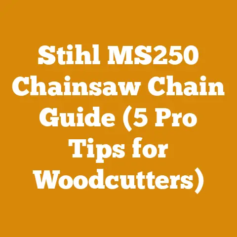 Stihl MS250 Chainsaw Chain Guide (5 Pro Tips for Woodcutters)