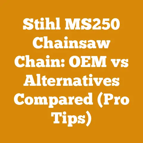 Stihl MS250 Chainsaw Chain: OEM vs Alternatives Compared (Pro Tips)