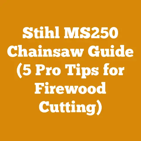 Stihl MS250 Chainsaw Guide (5 Pro Tips for Firewood Cutting)