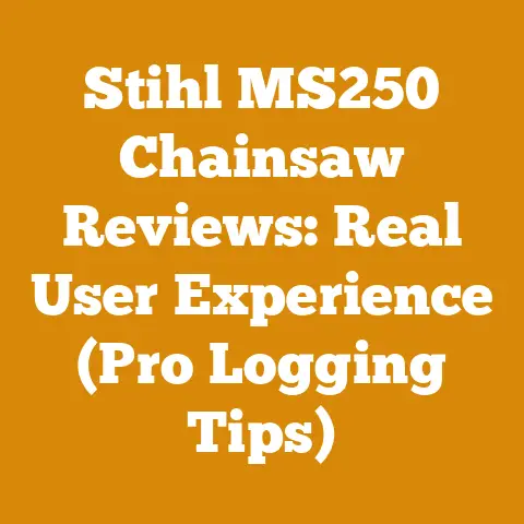 Stihl MS250 Chainsaw Reviews: Real User Experience (Pro Logging Tips)