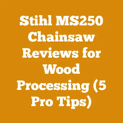 Stihl MS250 Chainsaw Reviews for Wood Processing (5 Pro Tips)