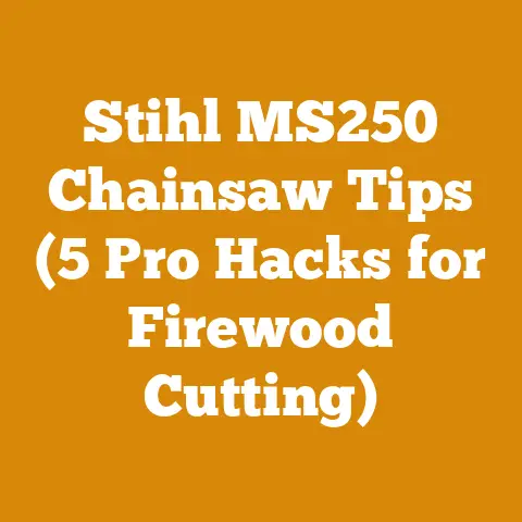 Stihl MS250 Chainsaw Tips (5 Pro Hacks for Firewood Cutting)