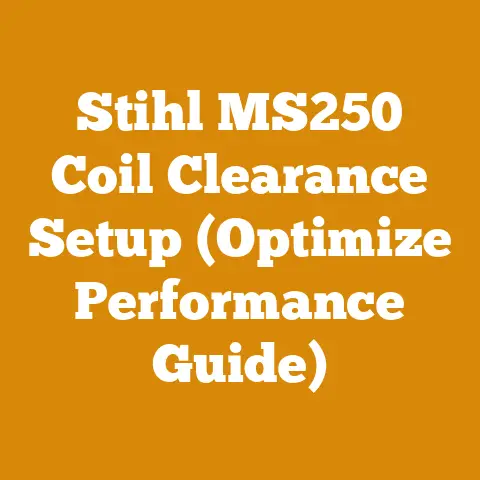Stihl MS250 Coil Clearance Setup (Optimize Performance Guide)