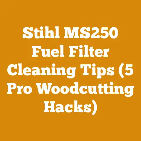 Stihl MS250 Fuel Filter Cleaning Tips (5 Pro Woodcutting Hacks)