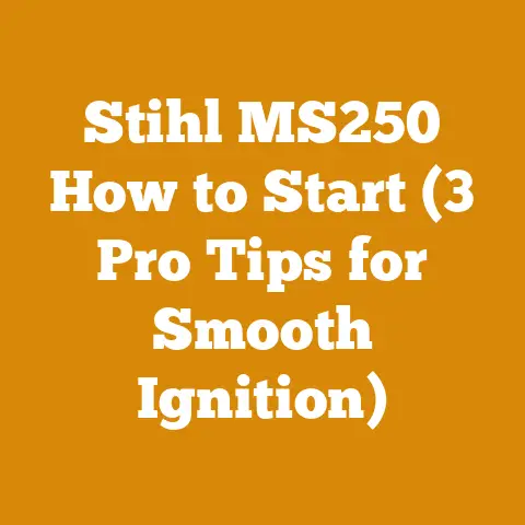 Stihl MS250 How to Start (3 Pro Tips for Smooth Ignition)