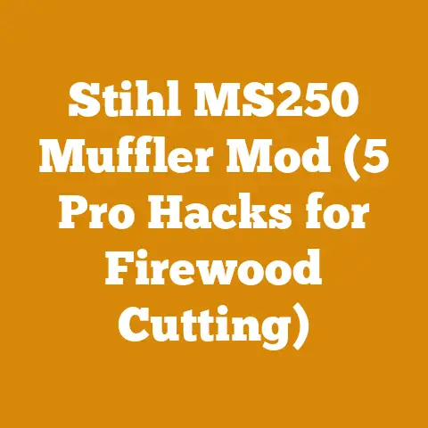 Stihl MS250 Muffler Mod (5 Pro Hacks for Firewood Cutting)