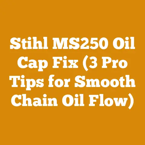 Stihl MS250 Oil Cap Fix (3 Pro Tips for Smooth Chain Oil Flow)