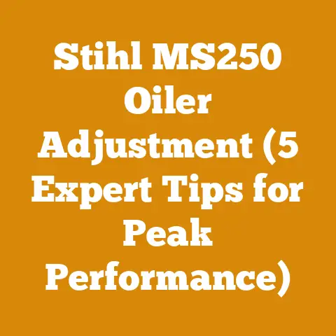 Stihl MS250 Oiler Adjustment (5 Expert Tips for Peak Performance)
