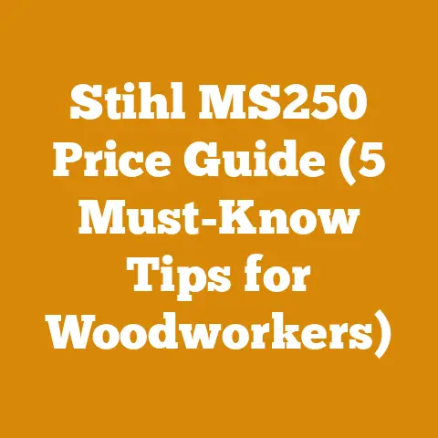 Stihl MS250 Price Guide (5 Must-Know Tips for Woodworkers)