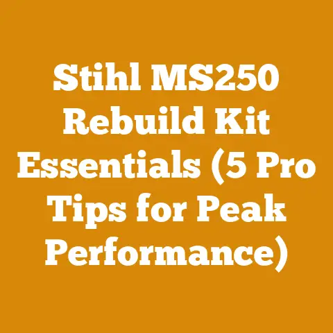 Stihl MS250 Rebuild Kit Essentials (5 Pro Tips for Peak Performance)