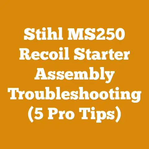 Stihl MS250 Recoil Starter Assembly Troubleshooting (5 Pro Tips)