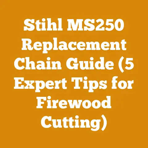 Stihl MS250 Replacement Chain Guide (5 Expert Tips for Firewood Cutting)