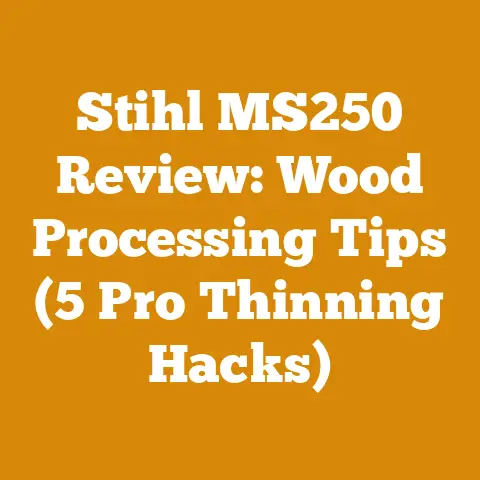 Stihl MS250 Review: Wood Processing Tips (5 Pro Thinning Hacks)