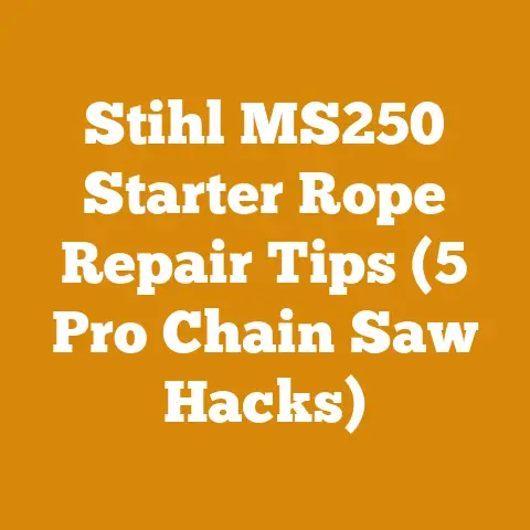 Stihl MS250 Starter Rope Repair Tips (5 Pro Chain Saw Hacks)