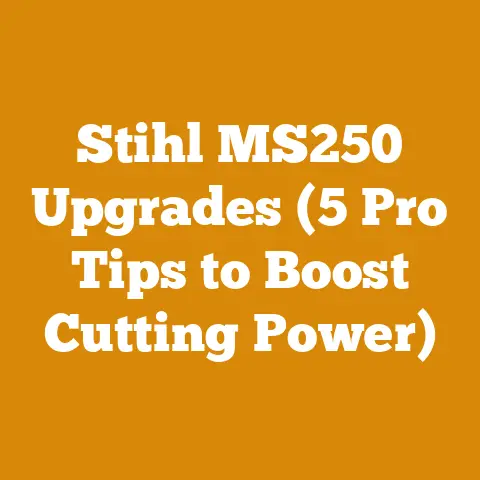 Stihl MS250 Upgrades (5 Pro Tips to Boost Cutting Power)