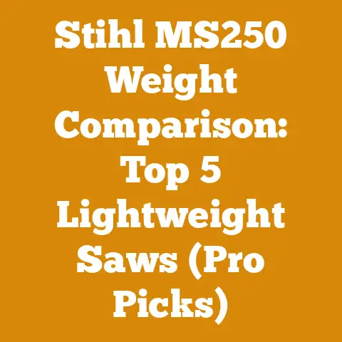 Stihl MS250 Weight Comparison: Top 5 Lightweight Saws (Pro Picks)