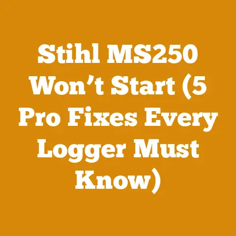 Stihl MS250 Won’t Start (5 Pro Fixes Every Logger Must Know)