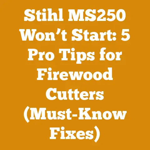 Stihl MS250 Won’t Start: 5 Pro Tips for Firewood Cutters (Must-Know Fixes)