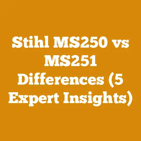 Stihl MS250 vs MS251 Differences (5 Expert Insights)