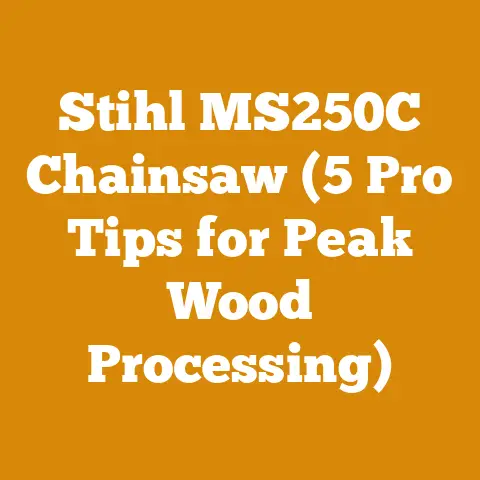 Stihl MS250C Chainsaw (5 Pro Tips for Peak Wood Processing)