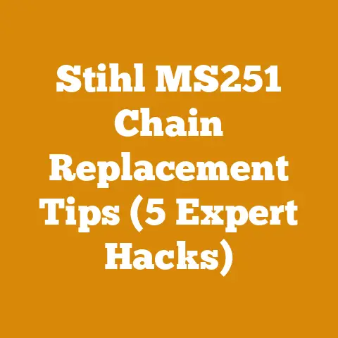 Stihl MS251 Chain Replacement Tips (5 Expert Hacks)