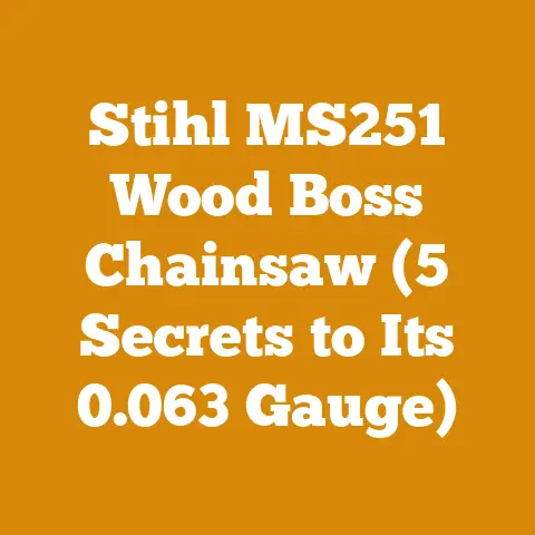 Stihl MS251 Wood Boss Chainsaw (5 Secrets to Its 0.063 Gauge)