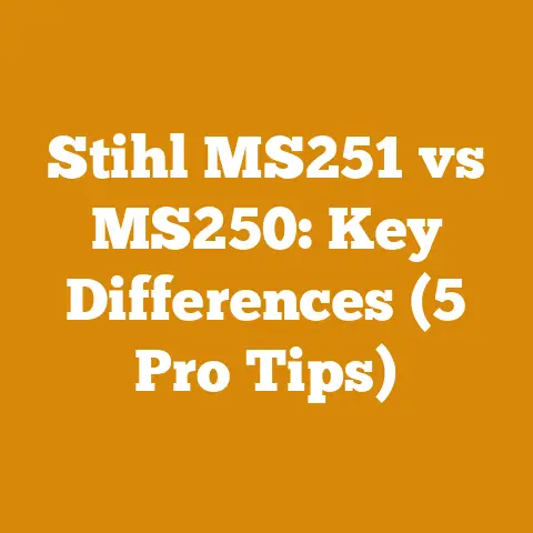 Stihl MS251 vs MS250: Key Differences (5 Pro Tips)