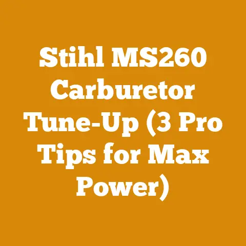 Stihl MS260 Carburetor Tune-Up (3 Pro Tips for Max Power)