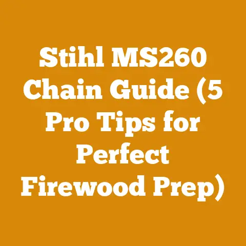 Stihl MS260 Chain Guide (5 Pro Tips for Perfect Firewood Prep)