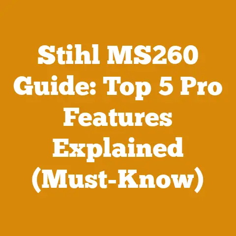 Stihl MS260 Guide: Top 5 Pro Features Explained (Must-Know)