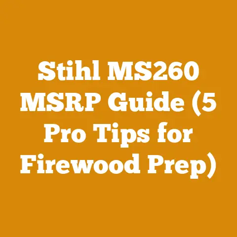 Stihl MS260 MSRP Guide (5 Pro Tips for Firewood Prep)