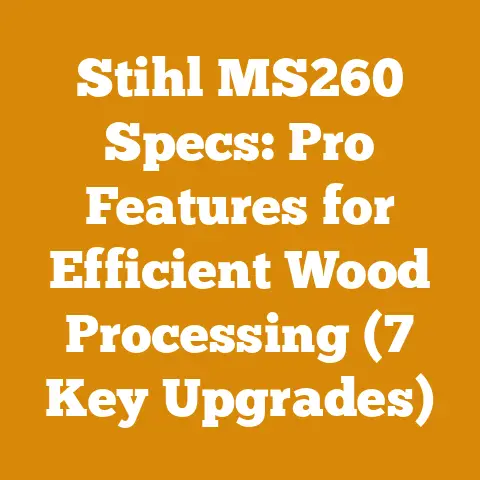 Stihl MS260 Specs: Pro Features for Efficient Wood Processing (7 Key Upgrades)