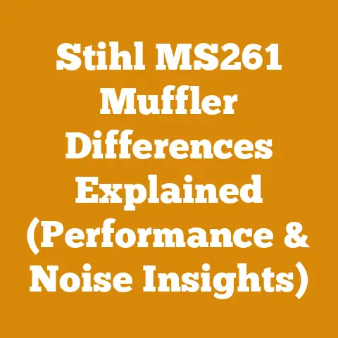Stihl MS261 Muffler Differences Explained (Performance & Noise Insights)