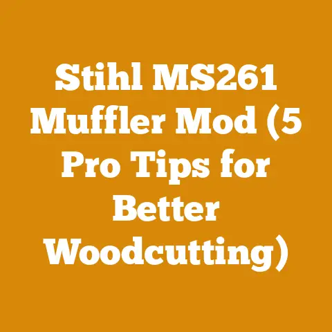 Stihl MS261 Muffler Mod (5 Pro Tips for Better Woodcutting)