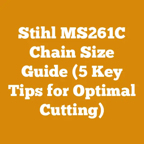 Stihl MS261C Chain Size Guide (5 Key Tips for Optimal Cutting)
