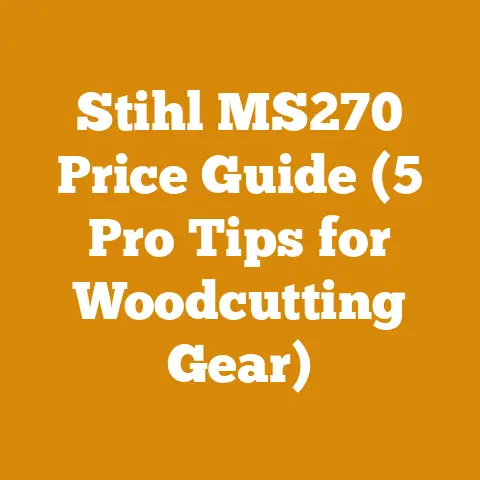 Stihl MS270 Price Guide (5 Pro Tips for Woodcutting Gear)