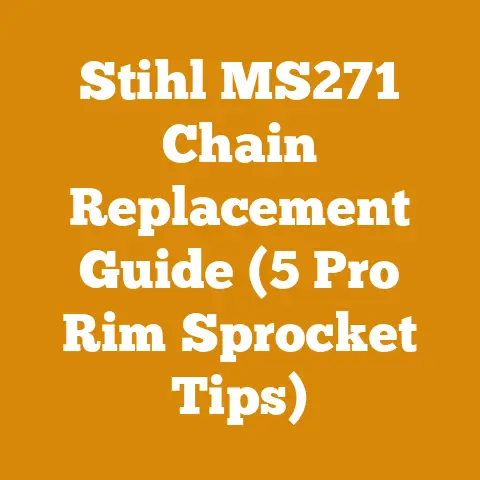 Stihl MS271 Chain Replacement Guide (5 Pro Rim Sprocket Tips)