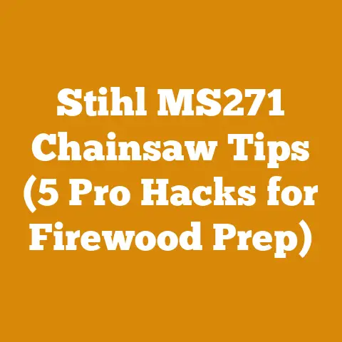 Stihl MS271 Chainsaw Tips (5 Pro Hacks for Firewood Prep)