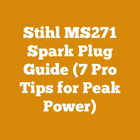 Stihl MS271 Spark Plug Guide (7 Pro Tips for Peak Power)