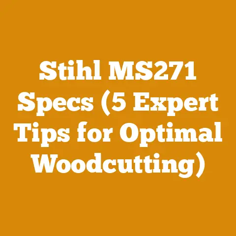 Stihl MS271 Specs (5 Expert Tips for Optimal Woodcutting)